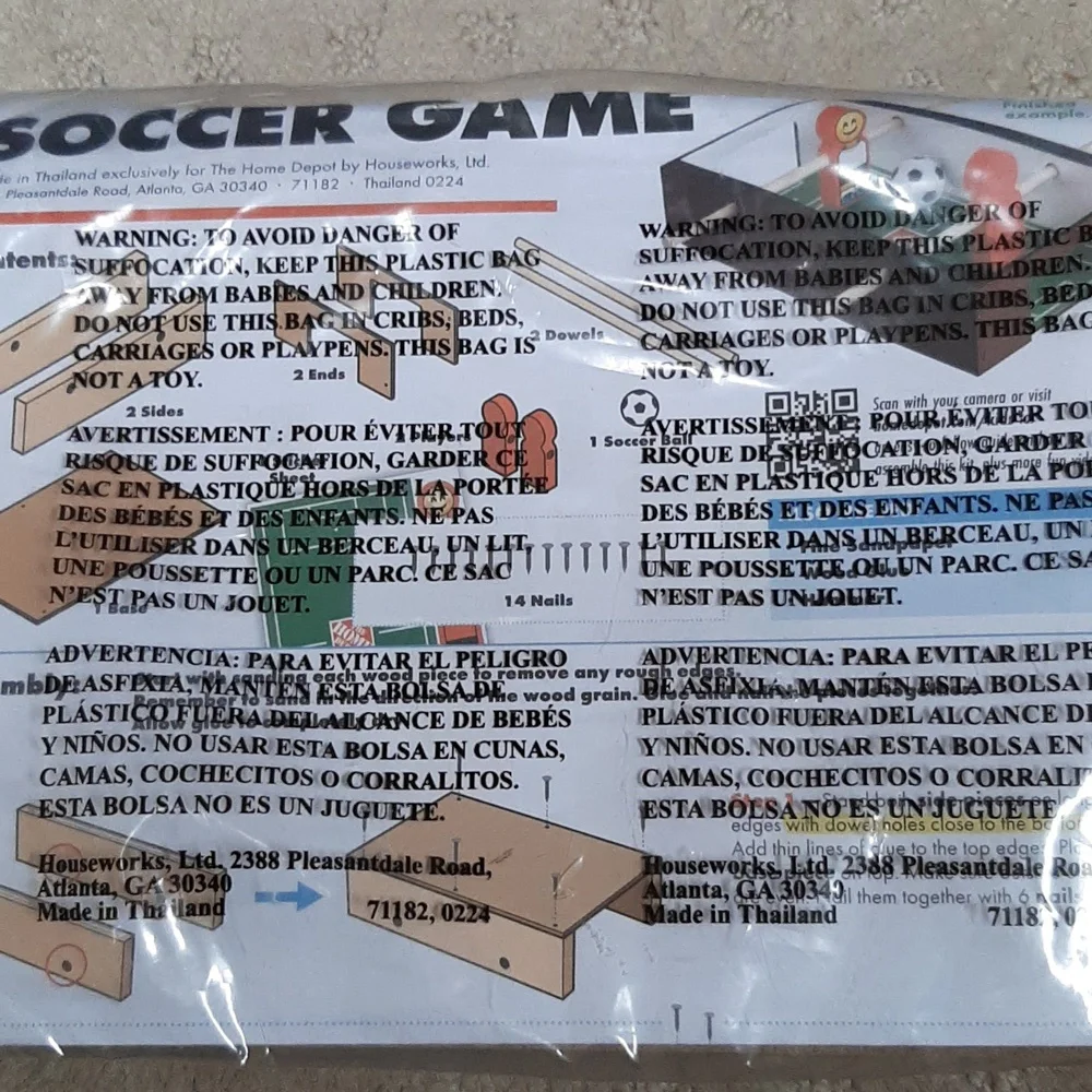Kids DIY Crafts...Lowe's Messi Soccer Shootout Game and Home Depot Soccer Game